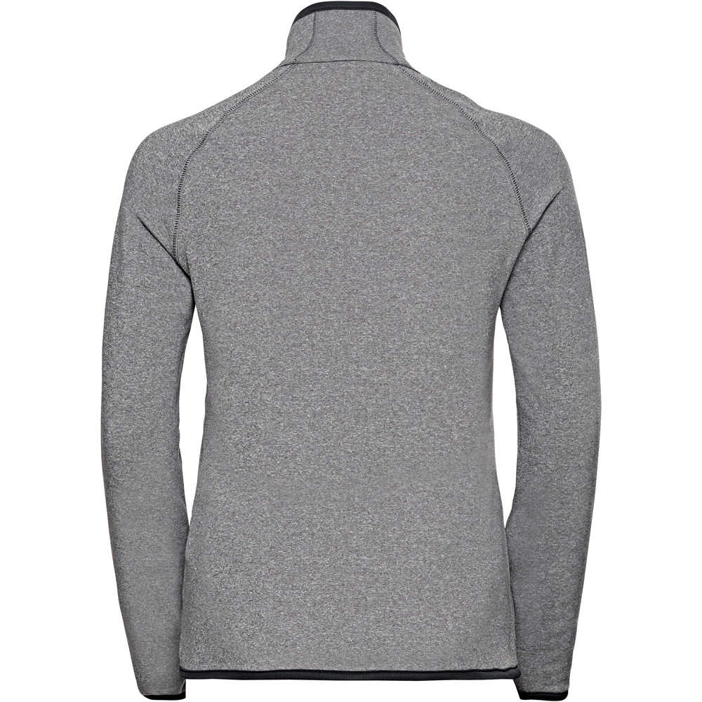 Odlo forro polar mujer Odlo Midlayer 1/2 zip CARVE WARM vista trasera Odlo forro polar mujer Odlo Midlayer 1/2 zip CARVE WARM vista trasera