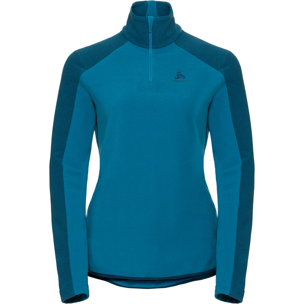 Odlo forro polar mujer Odlo Midlayer 1/2 zip ROYALE vista frontal Odlo forro polar mujer Odlo Midlayer 1/2 zip ROYALE vista frontal