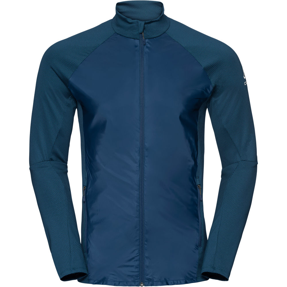 Odlo chaqueta outdoor hombre Odlo Jacket VELOCITY ELEMENT LIGHT vista frontal Odlo chaqueta outdoor hombre Odlo Jacket VELOCITY ELEMENT LIGHT vista frontal