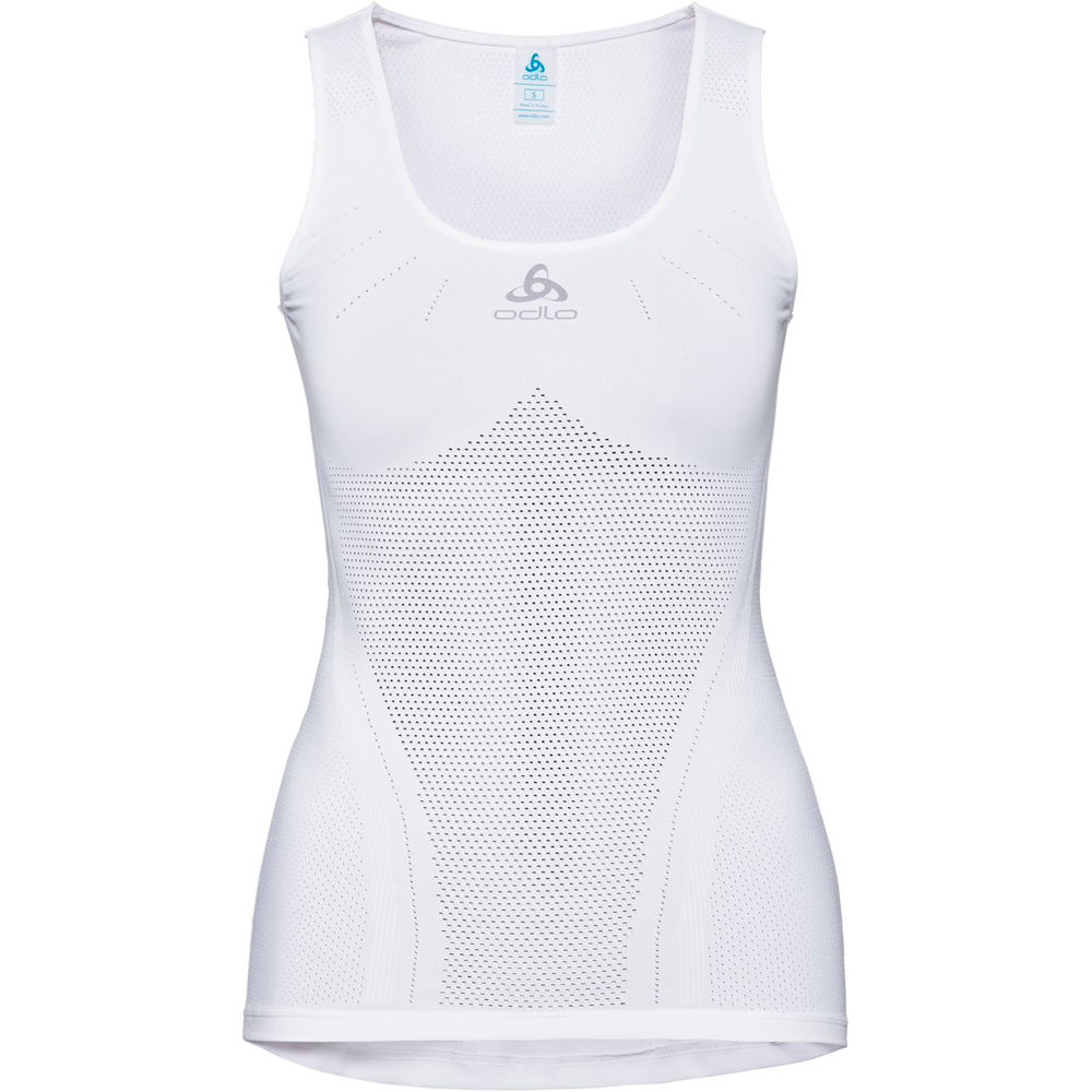 Odlo maillot manga corta mujer Odlo SUW TOP Crew neck Singlet PERFORMANCE BR vista detalle Odlo maillot manga corta mujer Odlo SUW TOP Crew neck Singlet PERFORMANCE BR vista detalle
