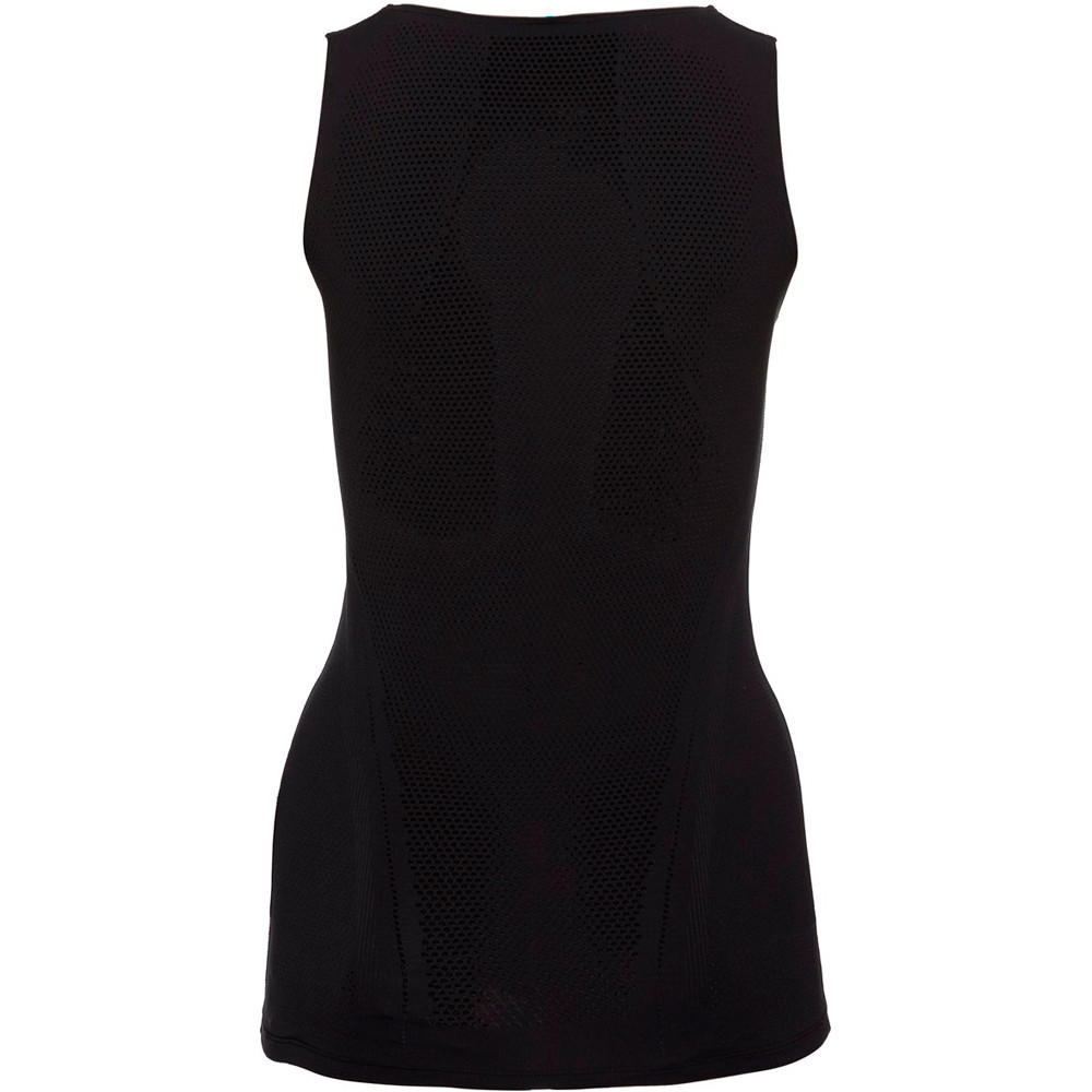 Odlo maillot manga corta mujer Odlo SUW TOP Crew neck Singlet PERFOR vista trasera Odlo maillot manga corta mujer Odlo SUW TOP Crew neck Singlet PERFOR vista trasera