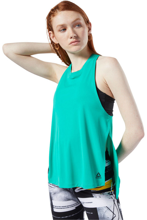 REEBOK WOR MYT POLY TANK verde