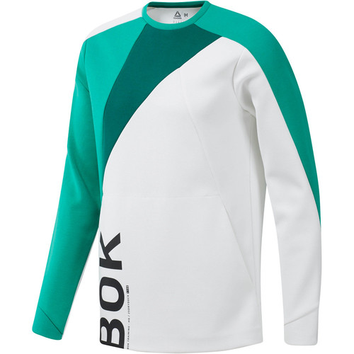 REEBOK OST BLOCKED CREW NECK blanco