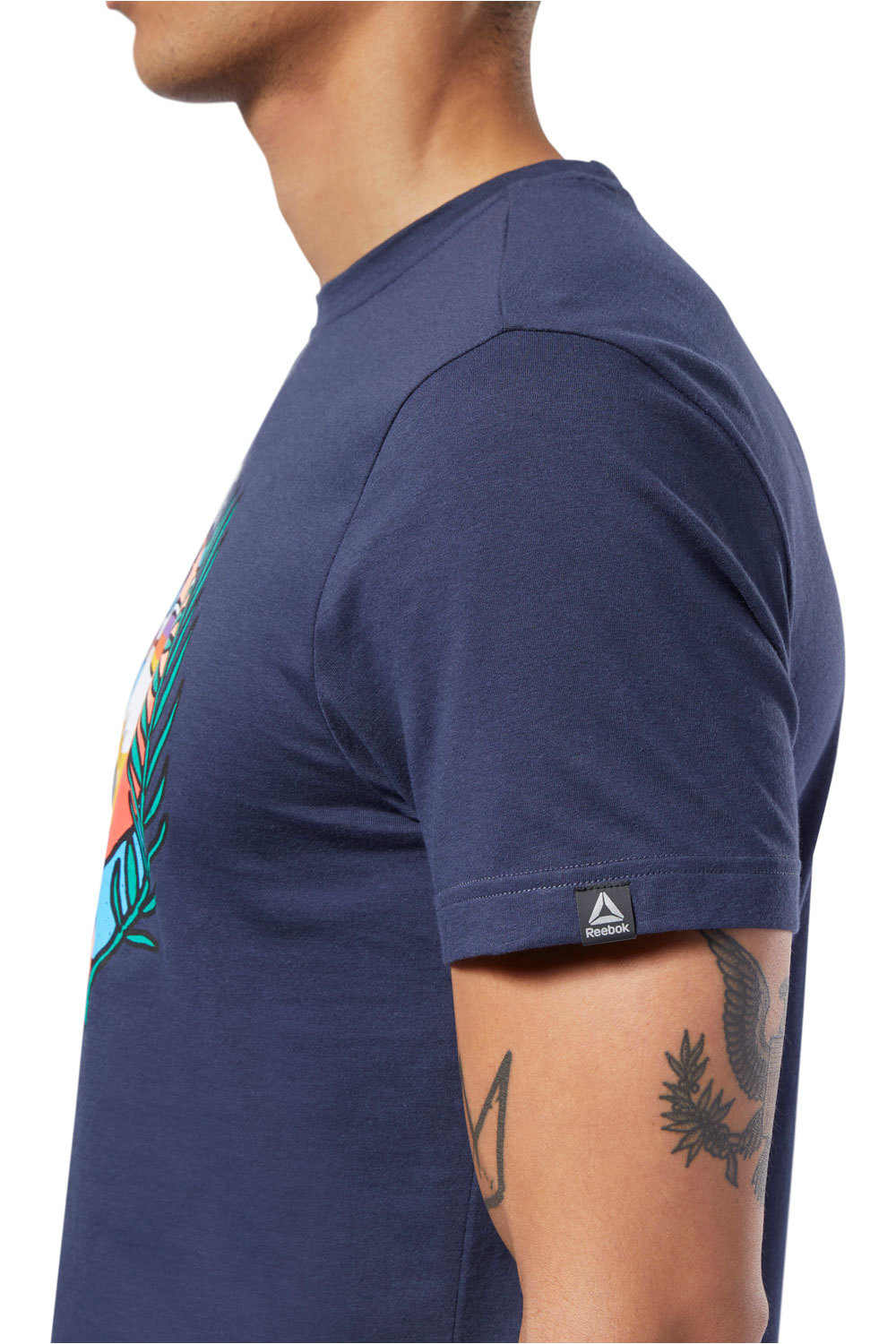 Reebok camiseta fitness hombre Reebok RC Funky Flamingo Tee 03 Reebok camiseta fitness hombre Reebok RC Funky Flamingo Tee 03