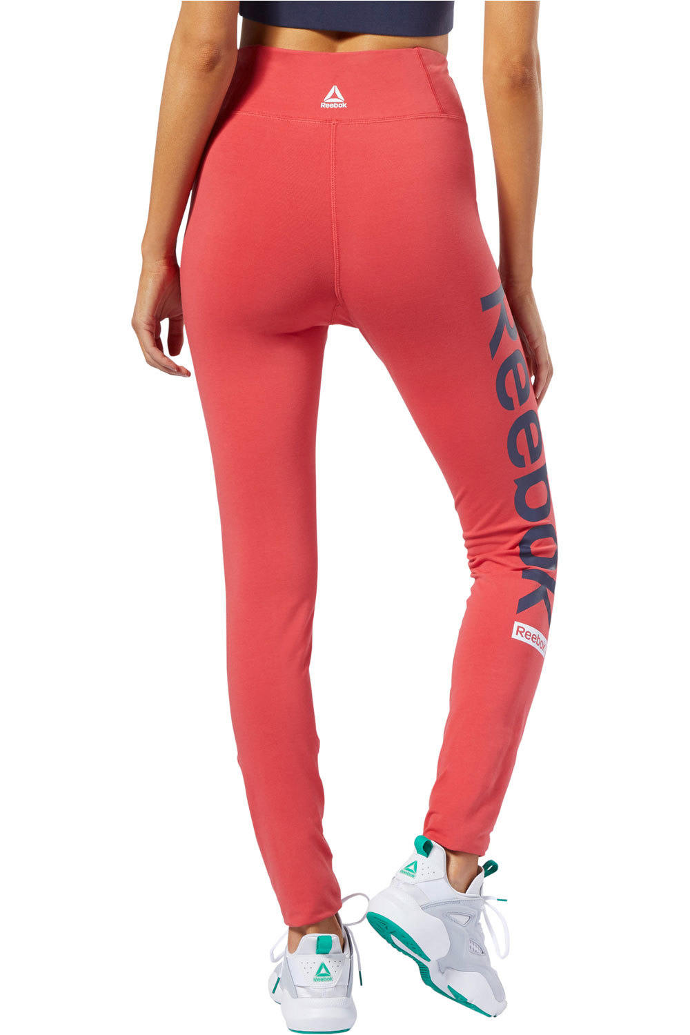 Reebok pantalón mujer Reebok Linear Logo Tight Ctn vista trasera Reebok pantalón mujer Reebok Linear Logo Tight Ctn vista trasera