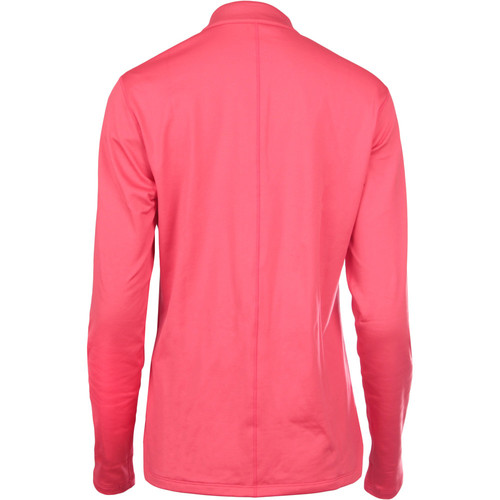 ASICS SILVER LS 1/2 ZIP WINTER TOP rosa