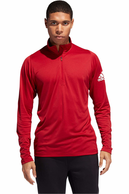 ADIDAS FREELIFT SPORT 1/4 ZIP rojo