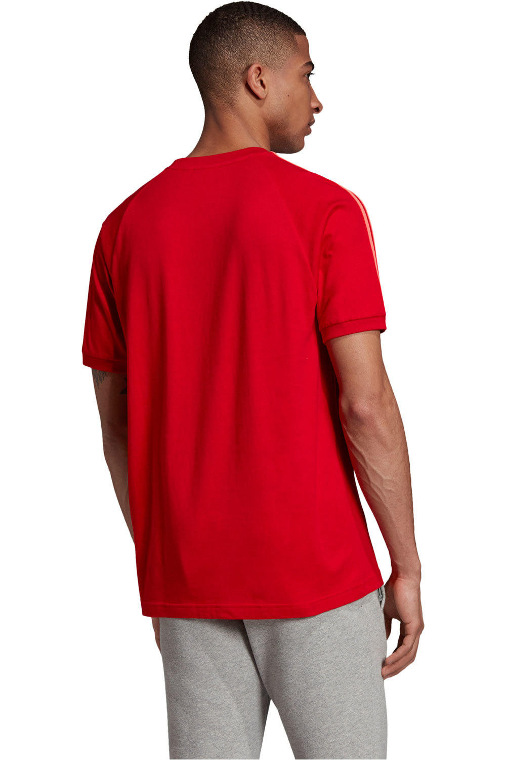 adidas camiseta manga corta hombre Adidas BLC 3-S TEE vista trasera adidas camiseta manga corta hombre Adidas BLC 3-S TEE vista trasera