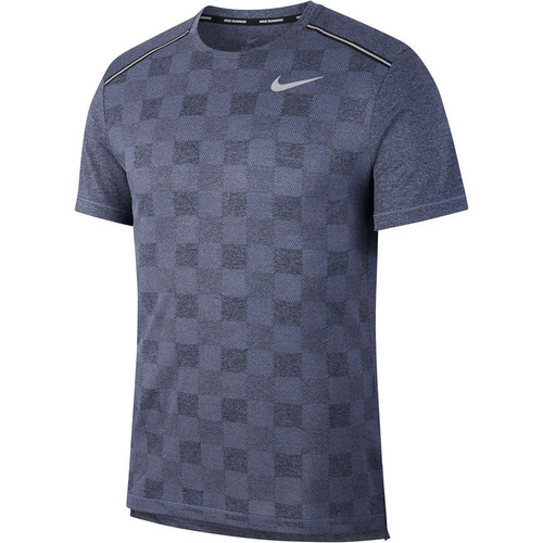 NIKE M NK DF MILER TOP SS JAC azul