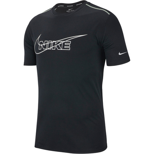 NIKE M NK DF BRTHE RUN TOP HBR negro