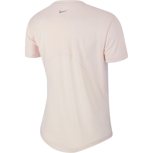 NIKE W NK MILER TOP SS rosa