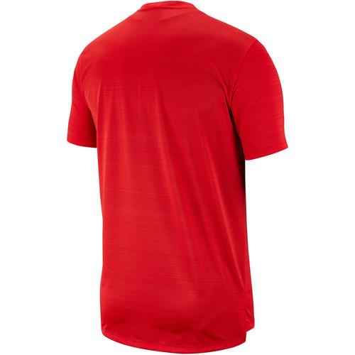 NIKE M NK DRY MILER TOP SS RO rojo