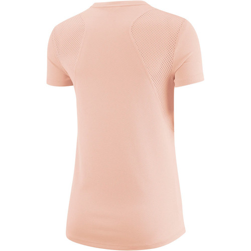NIKE W NK RUN TOP SS GX rosa