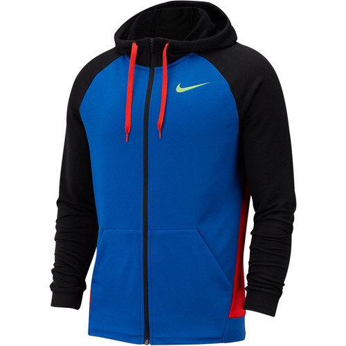NIKE M NK DRY HOODIE FZ FLEECE azul