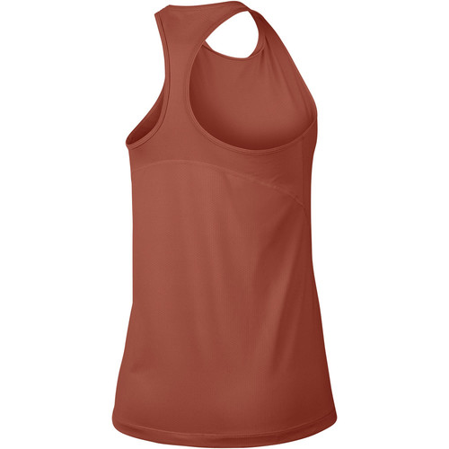 NIKE W NP TANK ALL OVER MESH marron