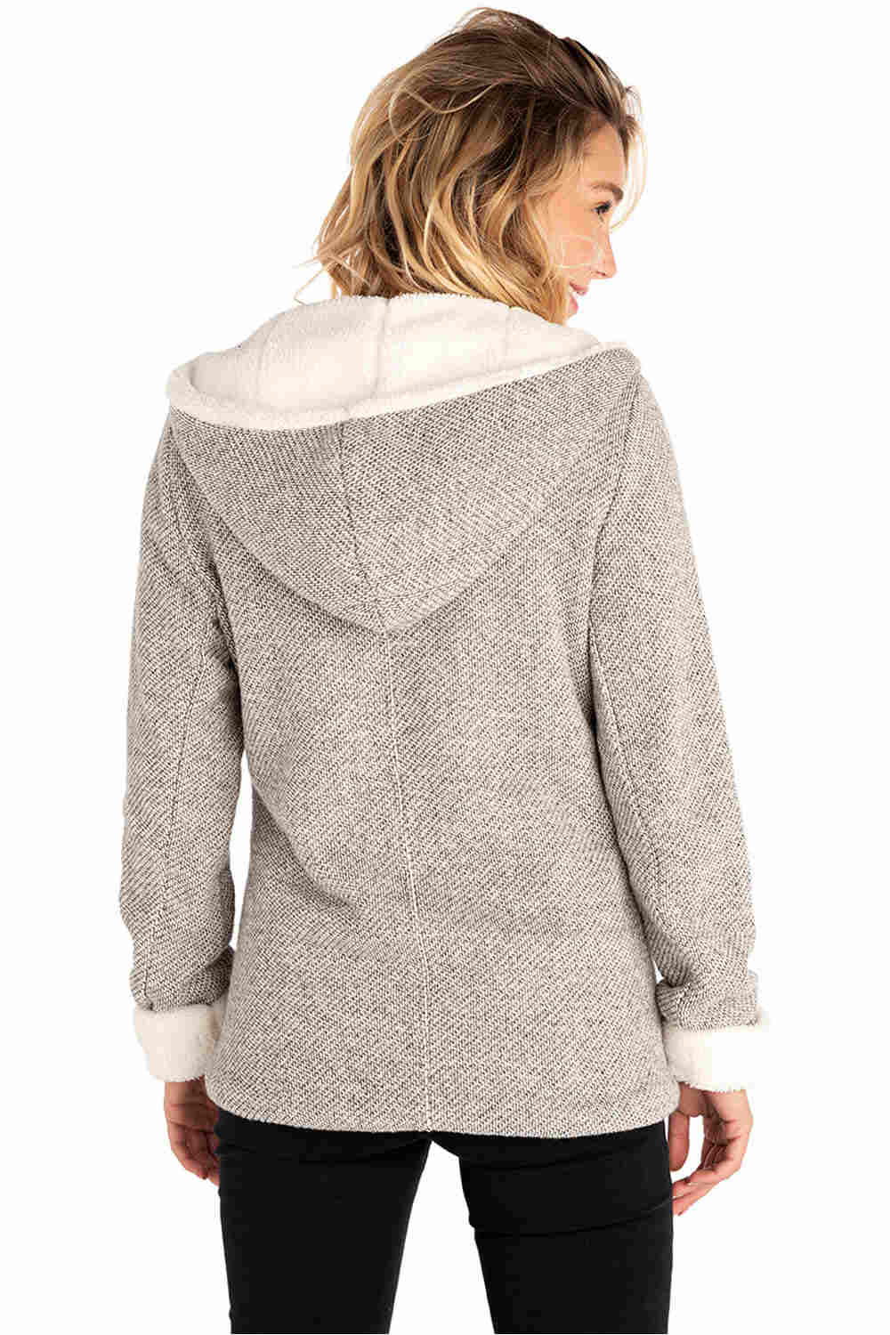 Rip Curl chaquetas mujer Rip Curl LAANI LINED HOODED FLEECE vista trasera Rip Curl chaquetas mujer Rip Curl LAANI LINED HOODED FLEECE vista trasera