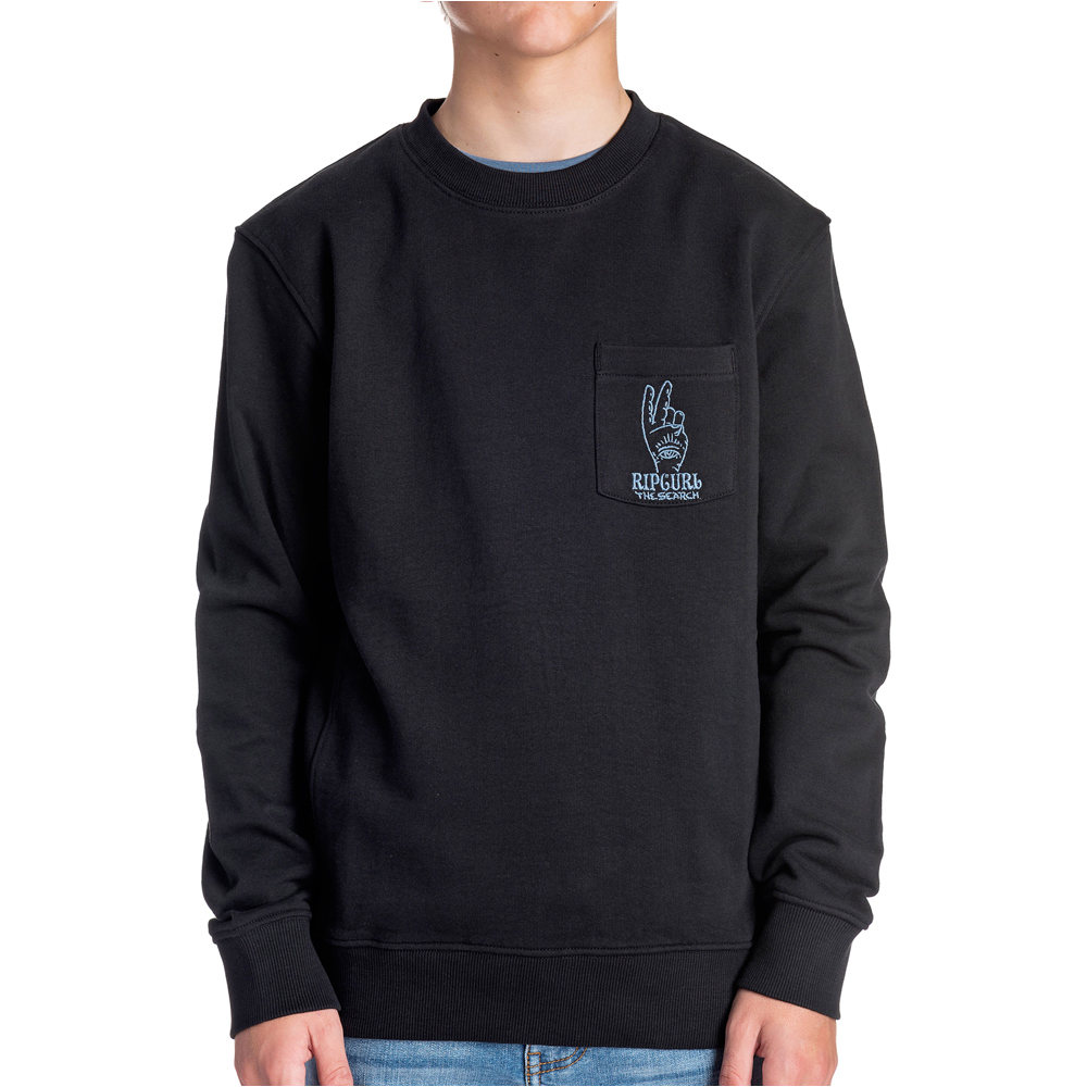 Rip Curl sudadera niño Rip Curl SET UP CREW BOY vista detalle Rip Curl sudadera niño Rip Curl SET UP CREW BOY vista detalle