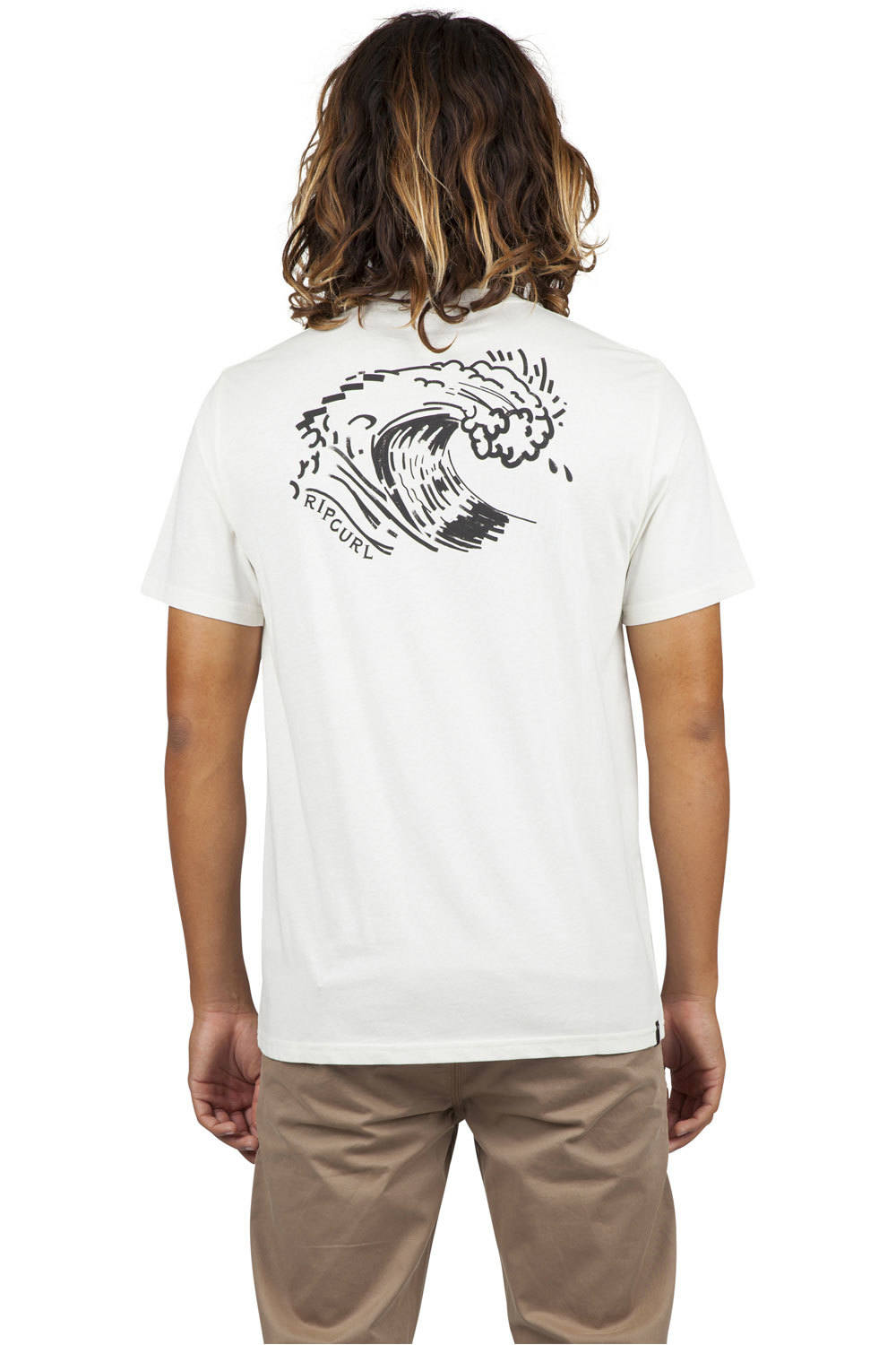 Rip Curl camiseta manga corta hombre Rip Curl SET UP TEE vista trasera Rip Curl camiseta manga corta hombre Rip Curl SET UP TEE vista trasera