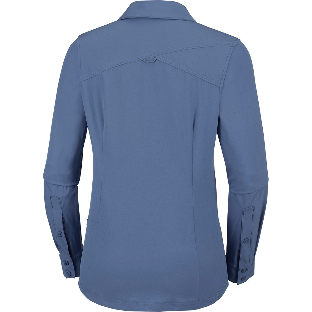 Columbia camisa manga larga mujer Columbia Saturday Trail Stretch LS Shirt vista trasera Columbia camisa manga larga mujer Columbia Saturday Trail Stretch LS Shirt vista trasera
