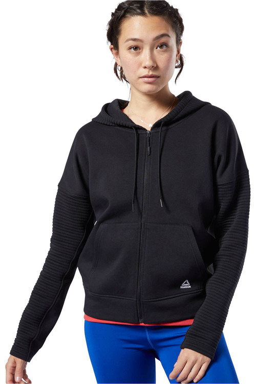 REEBOK WOR VERSATILE FULLZIP negro