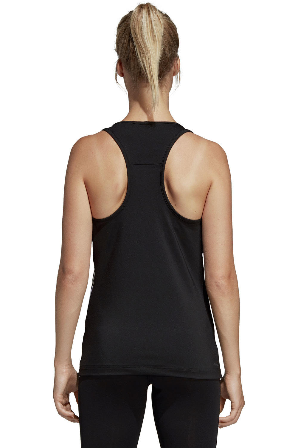 adidas camiseta tirantes mujer Adidas D2M 3S TANK vista trasera adidas camiseta tirantes mujer Adidas D2M 3S TANK vista trasera