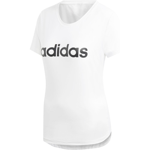 ADIDAS D2M LOGO TEE blanco