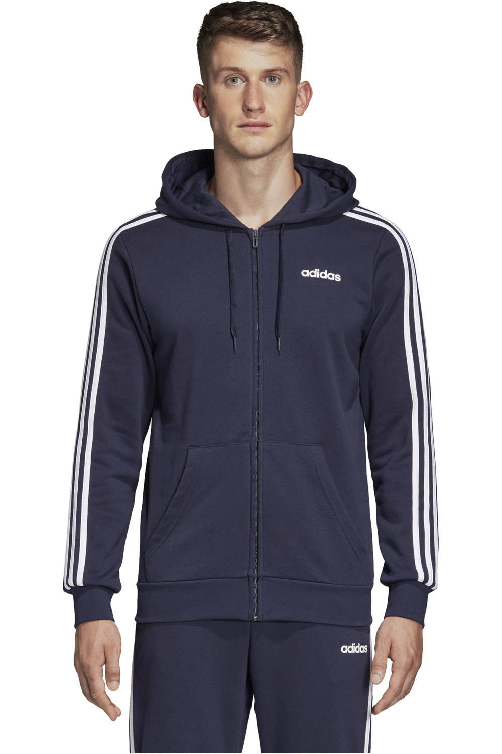adidas sudadera hombre Adidas E 3S FZ FT vista frontal adidas sudadera hombre Adidas E 3S FZ FT vista frontal