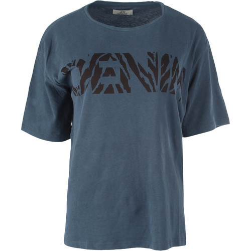 JAQUELINE DE YONG JDYFEMME S/S PRINT TOP DENIM JRS azul