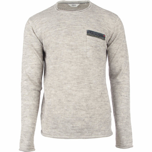 SOLID KNIT - FRASER O-NECK POCKET
