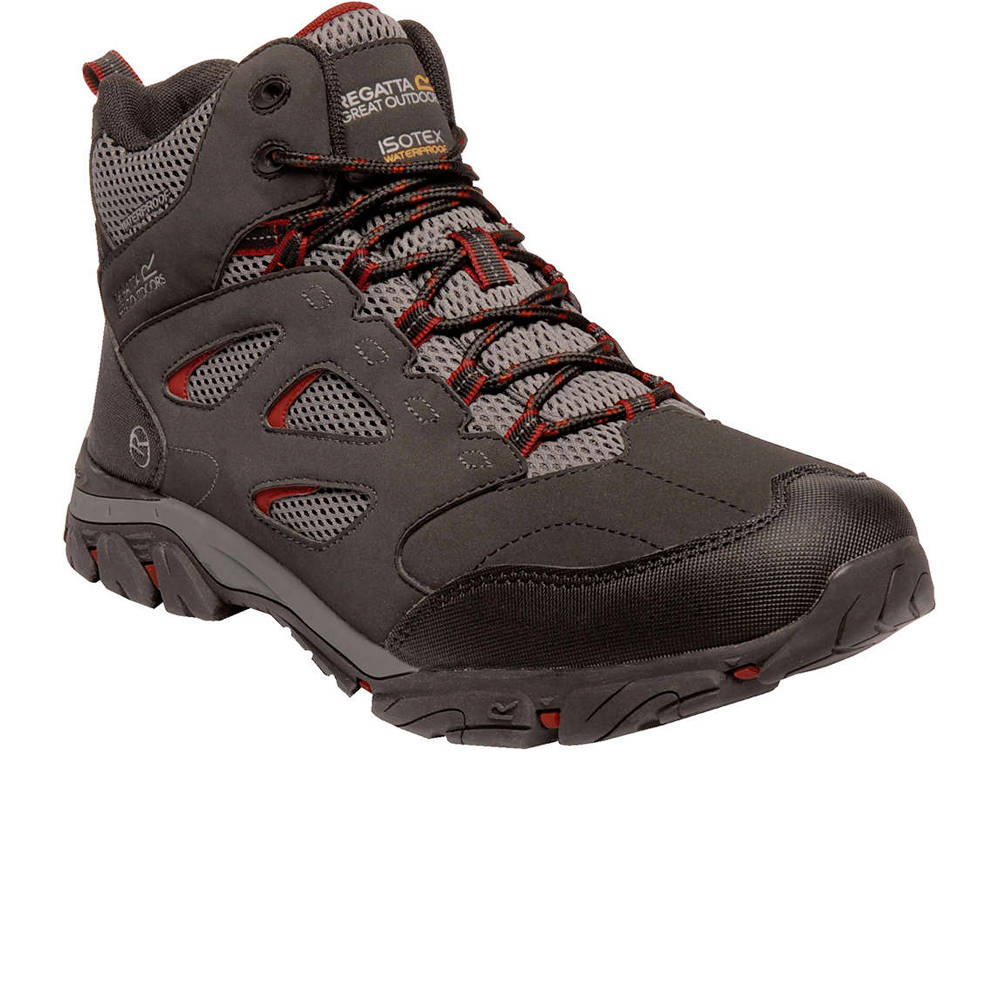 Regatta bota trekking hombre Regatta Holcombe IEP Mid GRRO lateral exterior Regatta bota trekking hombre Regatta Holcombe IEP Mid GRRO lateral exterior