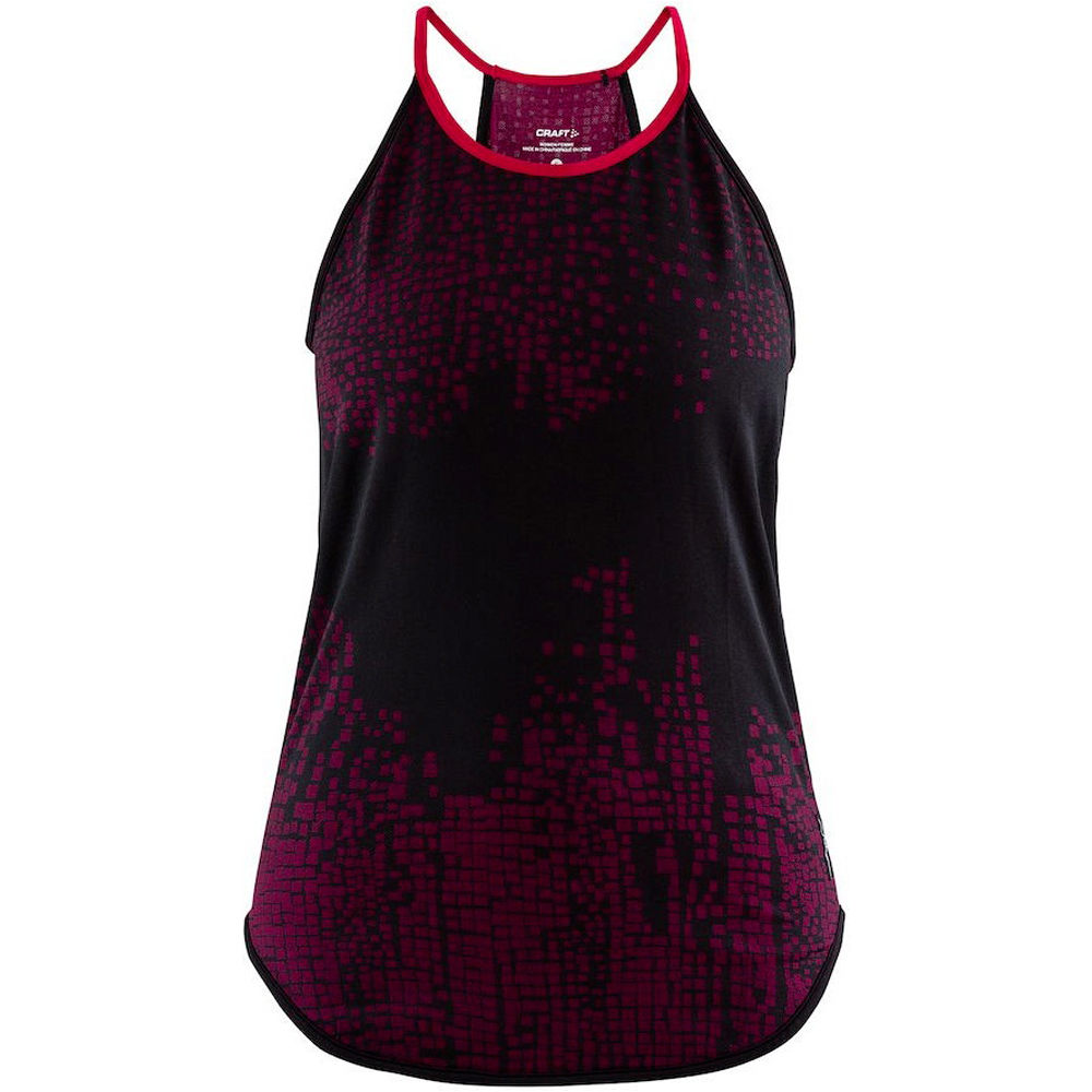 Craft camiseta técnica tirantes mujer Craft CORE FUSEKNIT SINGLET W vista frontal Craft camiseta técnica tirantes mujer Craft CORE FUSEKNIT SINGLET W vista frontal