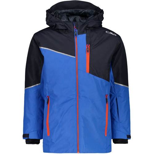 CMP BOY JACKET FIX HOOD BLUE