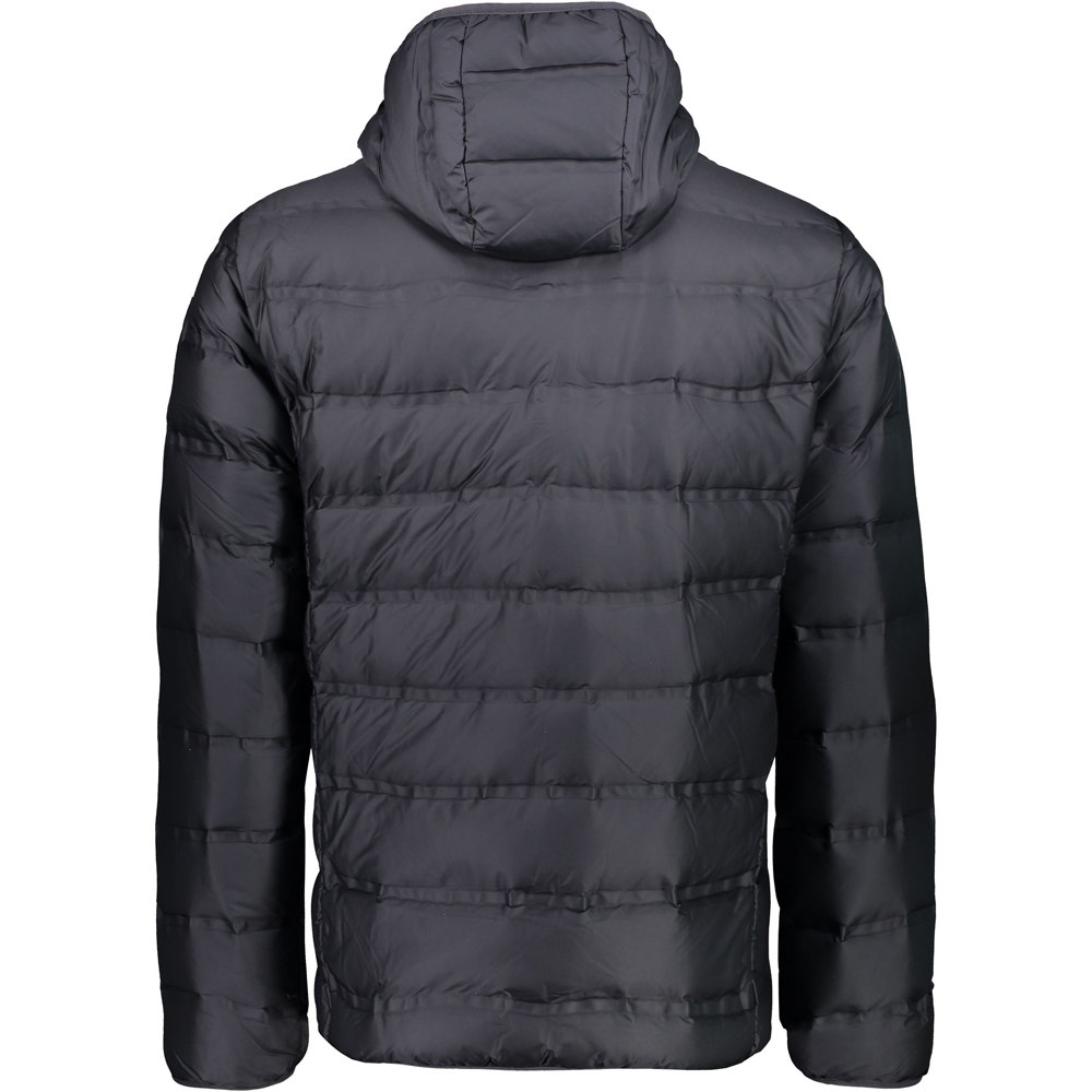 Cmp chaqueta outdoor hombre Cmp MAN JACKET FIX HOOD GR vista trasera Cmp chaqueta outdoor hombre Cmp MAN JACKET FIX HOOD GR vista trasera