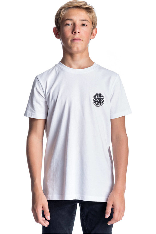 RIP CURL WETTIE BOY SS TEE blanco