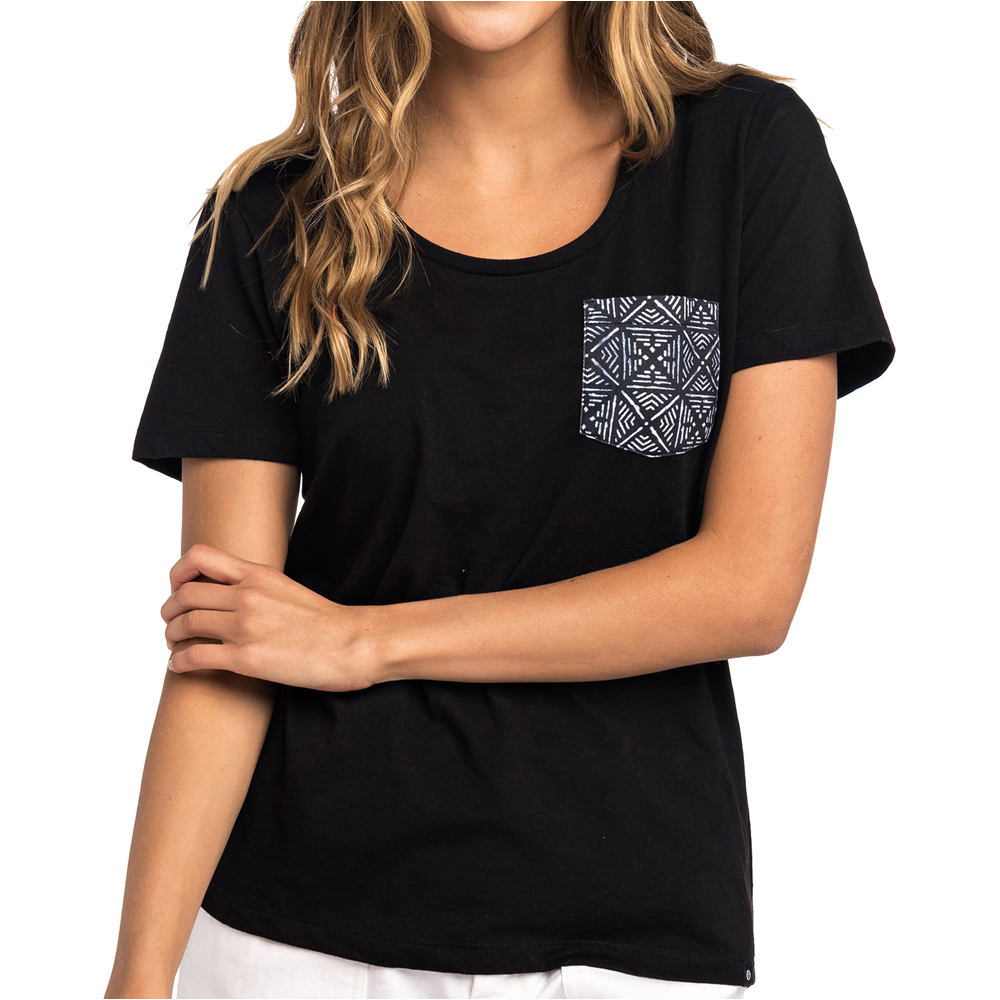 Rip Curl camiseta manga corta mujer Rip Curl BEAUTY POCKET TEE vista detalle Rip Curl camiseta manga corta mujer Rip Curl BEAUTY POCKET TEE vista detalle