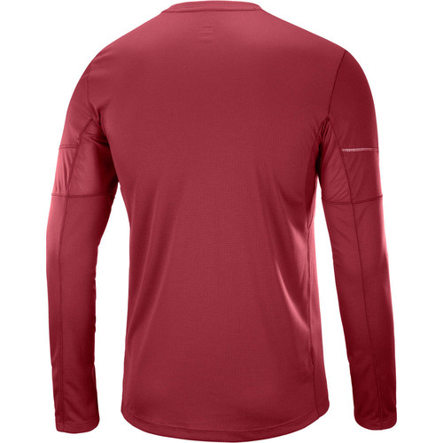 SALOMON AGILE LS TEE M rojo