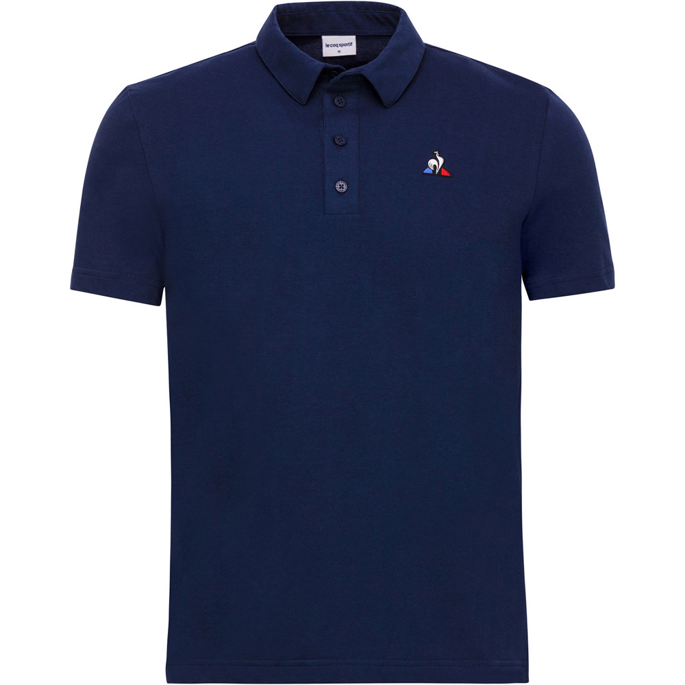 Le Coq Sportif polo manga corta hombre Le Coq Sportif ESS Polo SS N1 M vista frontal Le Coq Sportif polo manga corta hombre Le Coq Sportif ESS Polo SS N1 M vista frontal