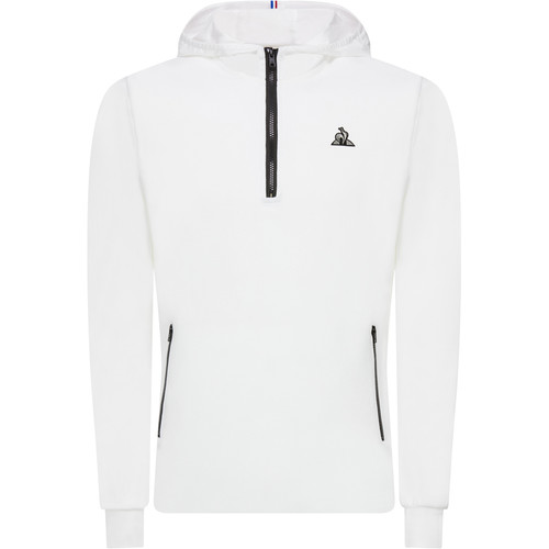LE COQ SPORTIF TECH HOODY 1/2 ZIP N1 M blanco