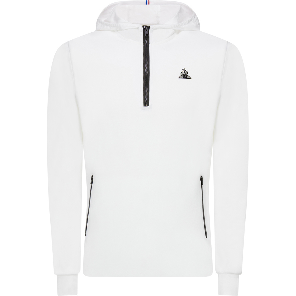 Le Coq Sportif sudadera hombre Le Coq Sportif TECH Hoody 1/2 Zip N1 M vista frontal Le Coq Sportif sudadera hombre Le Coq Sportif TECH Hoody 1/2 Zip N1 M vista frontal