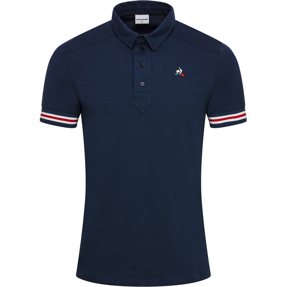 Le Coq Sportif polo manga corta hombre Le Coq Sportif ESS Polo SS N4 M vista frontal Le Coq Sportif polo manga corta hombre Le Coq Sportif ESS Polo SS N4 M vista frontal