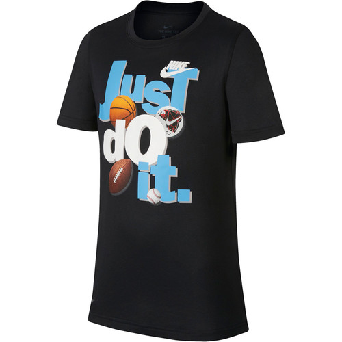 NIKE B NK DRY TEE LEG JDI SPORTS negro