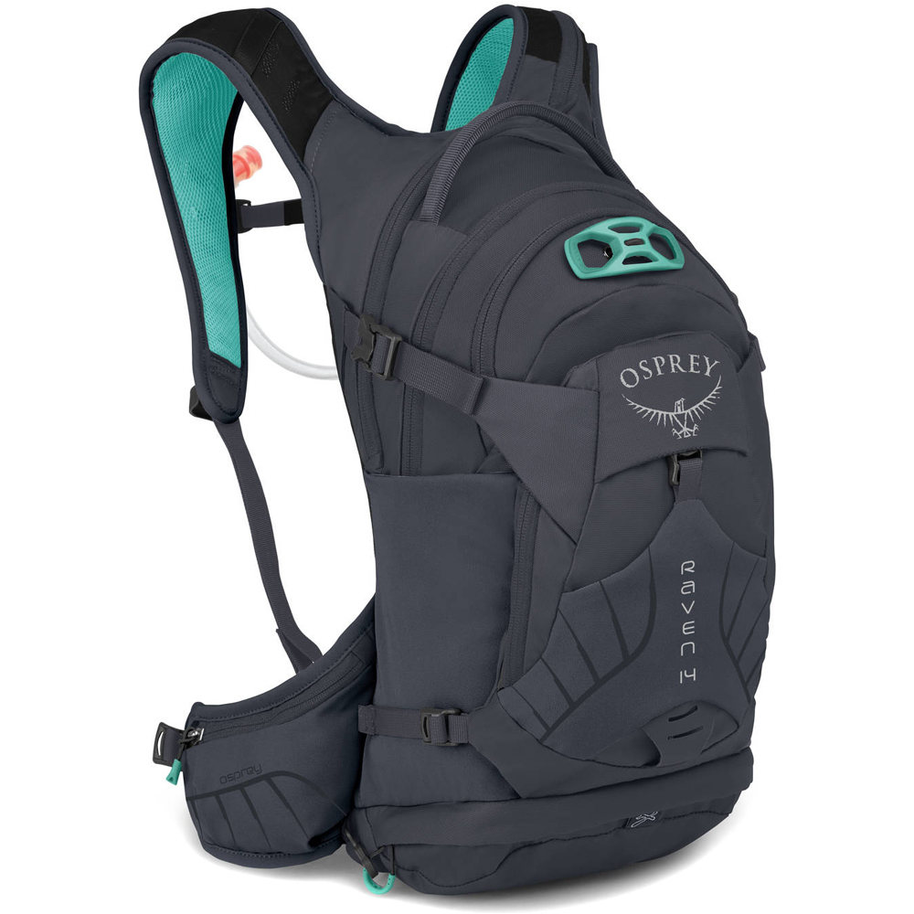 Osprey mochila montaña Osprey RAVEN 14 vista frontal Osprey mochila montaña Osprey RAVEN 14 vista frontal