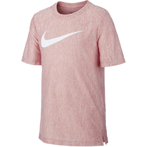 NIKE B NK CORE SS PERF TOP HTHR rojo