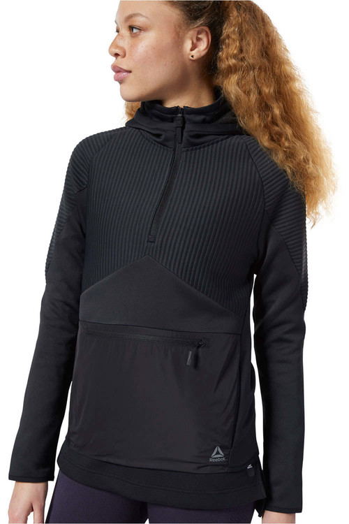 REEBOK OS THERMOWARM CONTRL HOOD negro