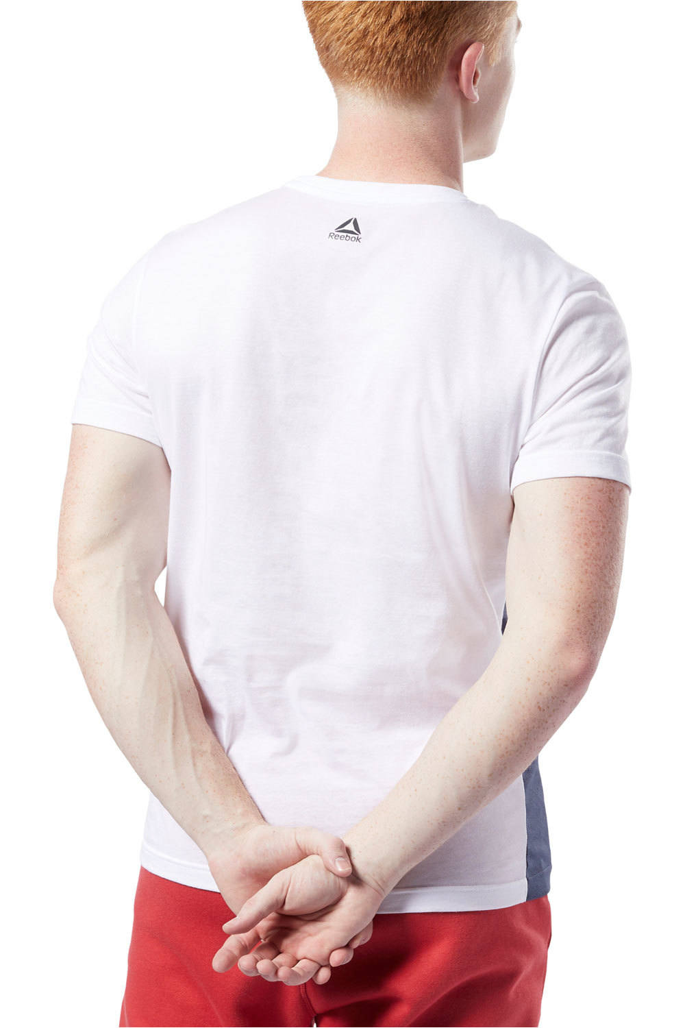 Reebok camiseta manga corta hombre Reebok TE BL SS TEE vista trasera Reebok camiseta manga corta hombre Reebok TE BL SS TEE vista trasera