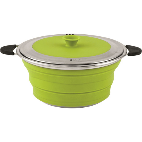 OUTWELL COLLAPS POT WITH LID M verde