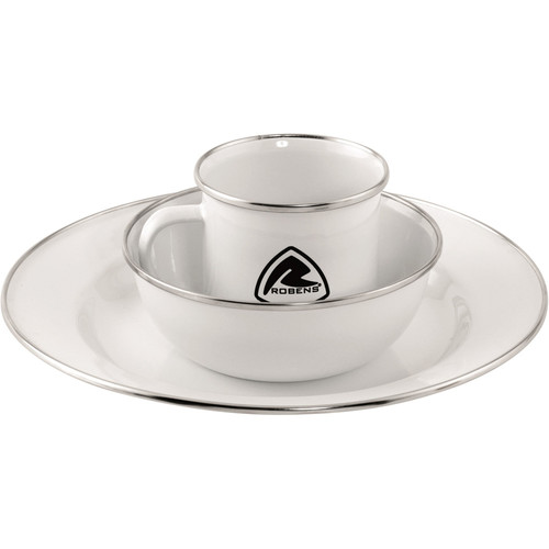 ROBENS TONGASS SINGLE ENAMEL SET blanco