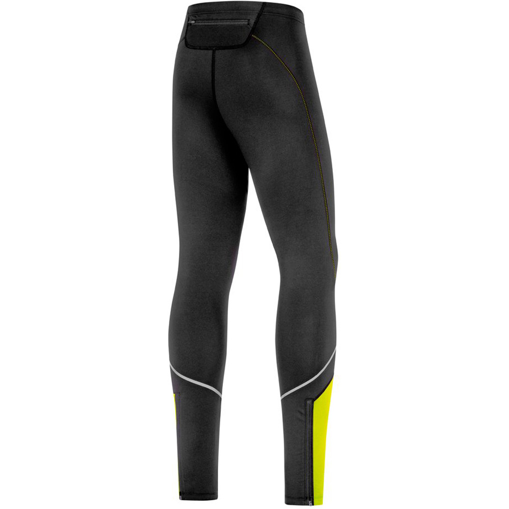 Gore malla larga running hombre Gore R3 Mid Tights vista trasera Gore malla larga running hombre Gore R3 Mid Tights vista trasera