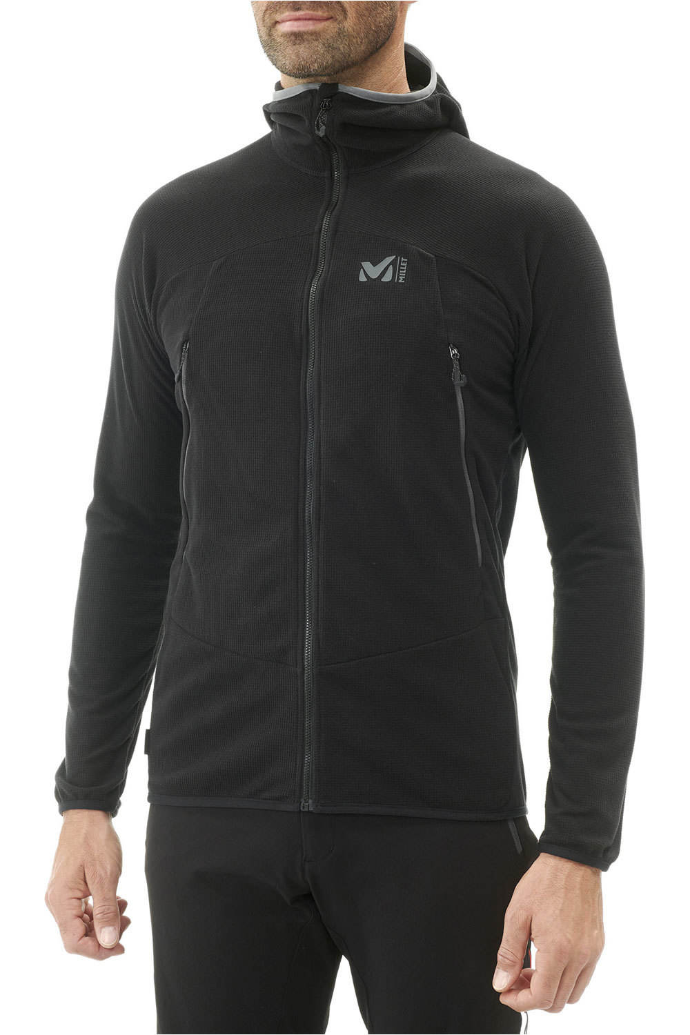 Millet forro polar hombre Millet K LIGHTGRID HDI vista frontal Millet forro polar hombre Millet K LIGHTGRID HDI vista frontal