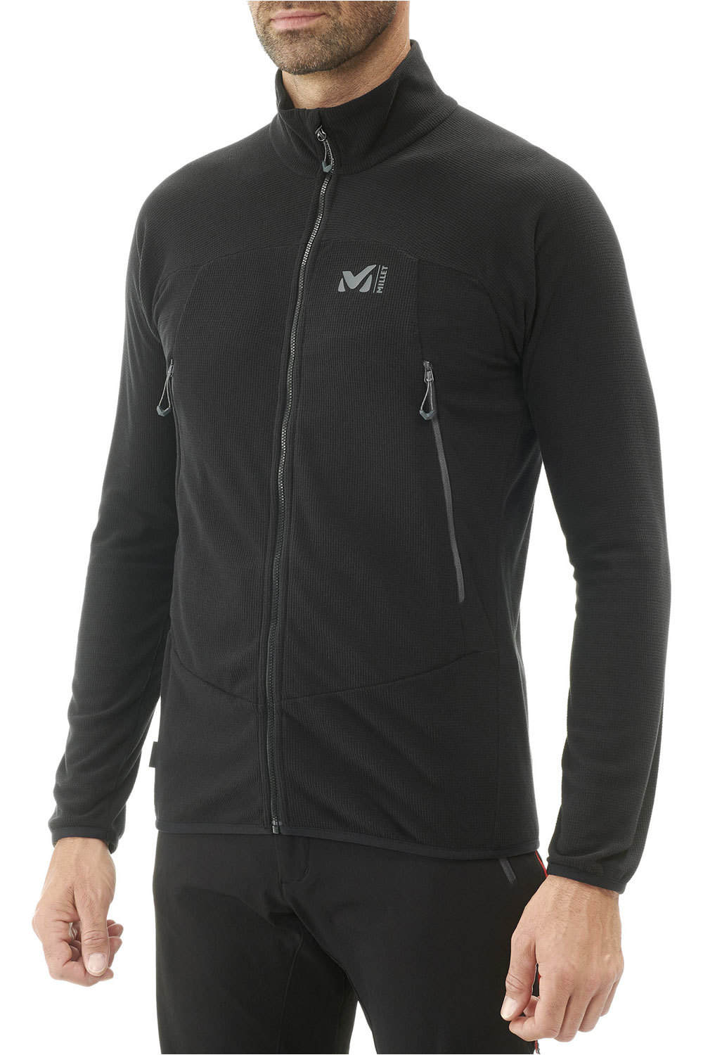 Millet forro polar hombre Millet K LIGHTGRID JKT vista frontal Millet forro polar hombre Millet K LIGHTGRID JKT vista frontal